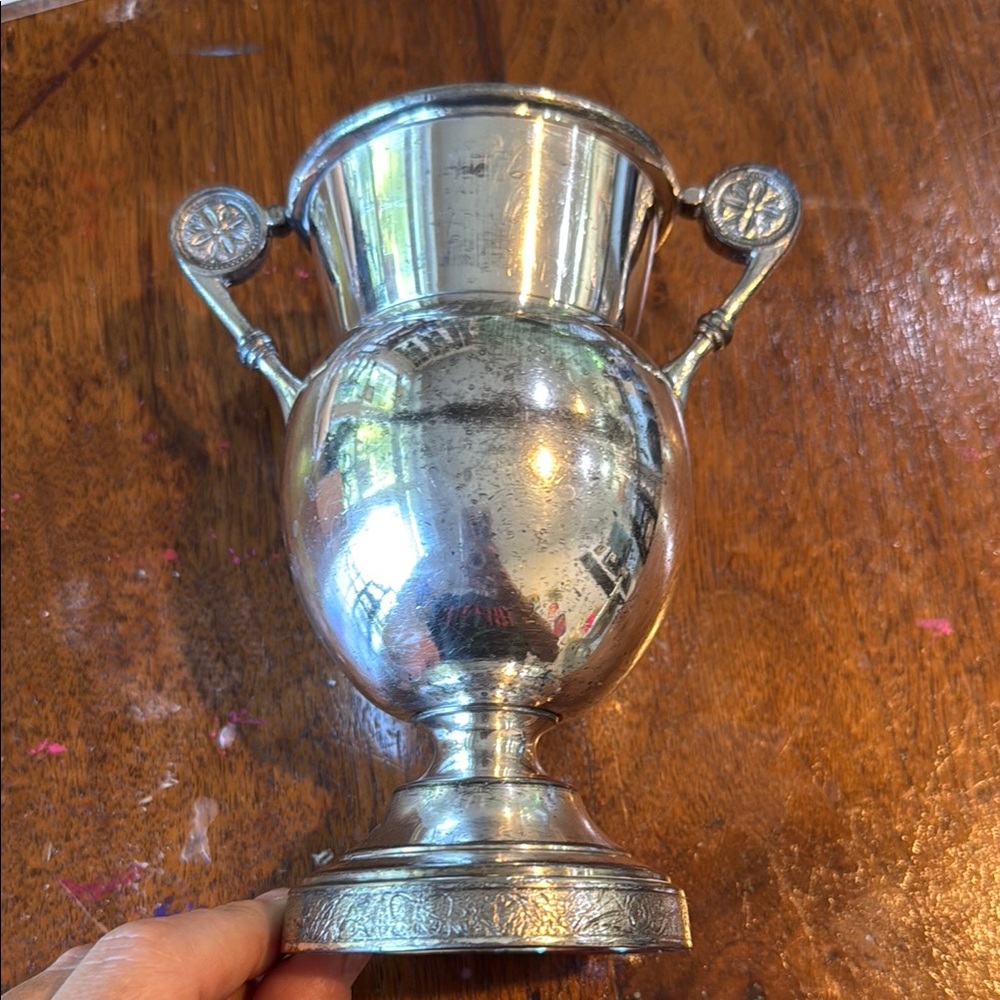 Elegant Silver Vase—James W. Tufts model 2050